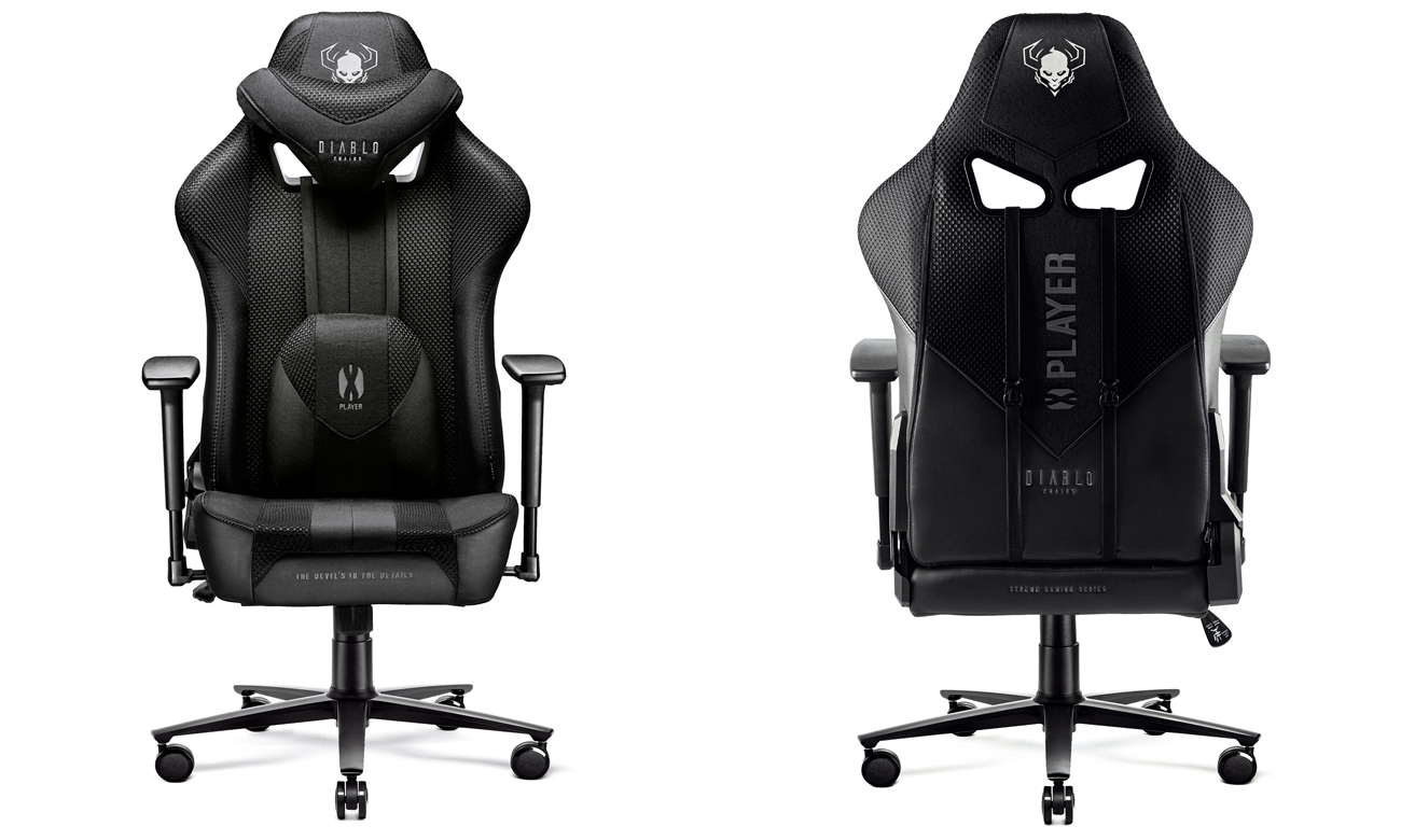 Diablo Chairs X Player 2 0 Normal Size Czarny Fotele Gamingowe