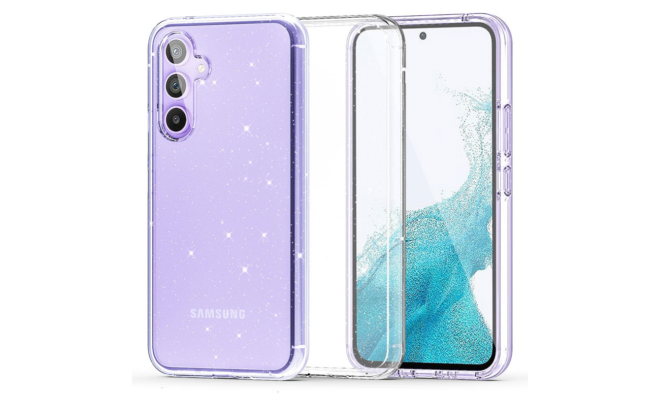 Tech Protect Flexair Hybrid Do Samsung Galaxy A54 5G Glitter Etui I