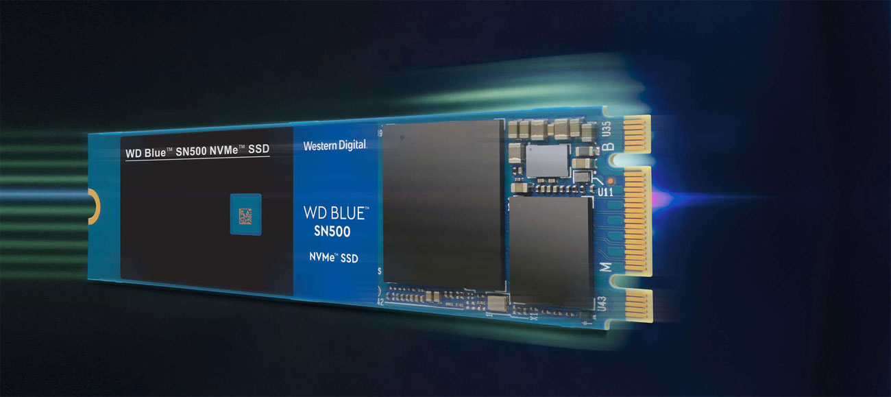 WD 500GB M 2 PCIe NVMe Blue SN500 Dyski SSD Sklep Komputerowy X