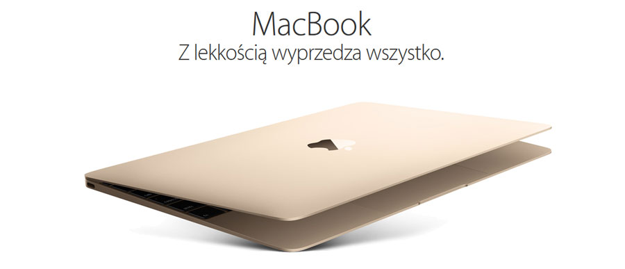 Apple MacBook Retina 5Y31/8GB/256/Mac OS Gold - Sklep
