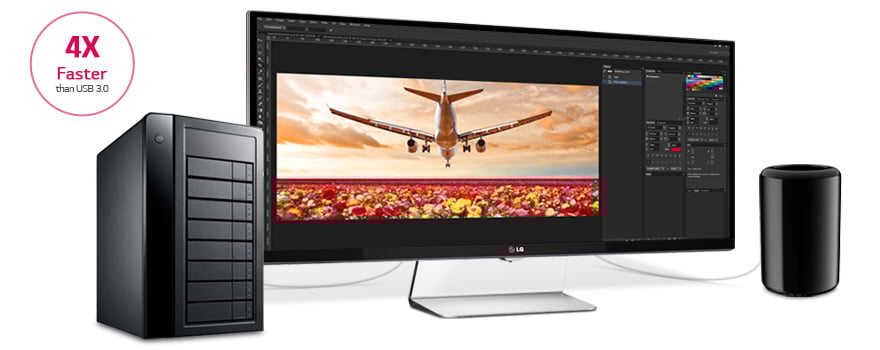 LG 34UM95-P czarny - Monitory LED 32