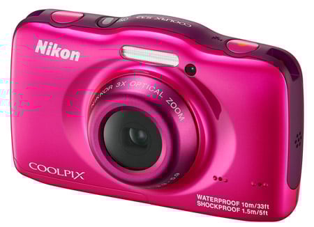 ニコン Nikon COOLPIX S30 ピンク 単3電池駆動 COOLPIX S30ピンク動作品Nikon