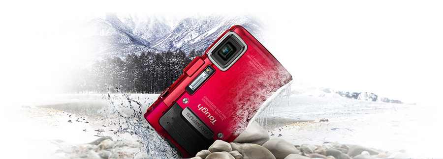 Olympus TG-830 czerwony - Aparaty kompaktowe - Sklep