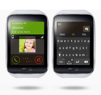 Samsung Gear S SM-R7500 czarny - Inteligentne zegarki