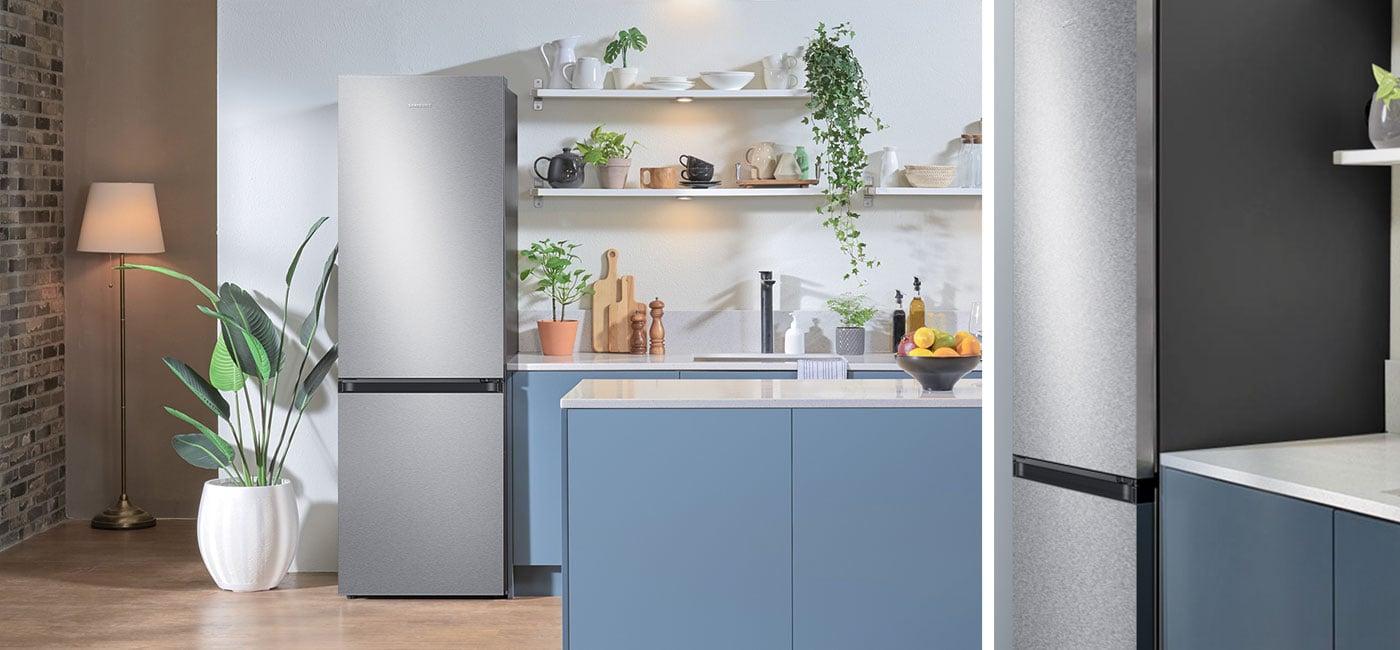 Lodówka Samsung RB34C601DSA z oferty sklepu Neonet stylowo prezentuje się w każdej kuchni