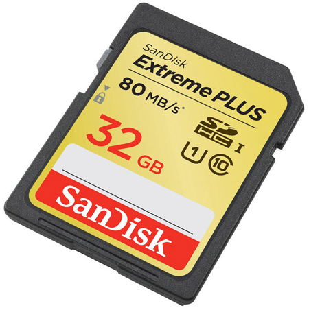 SanDisk 32GB SDHC Extreme Plus 80MB/s UHS-I - Karty pamięci SD - Sklep ...