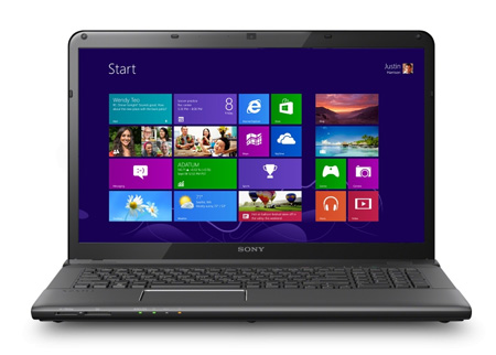 Sony Vaio E i7-3632QM/8GB/1000/BR-RW/Win8 czarny - Laptopy 17,3