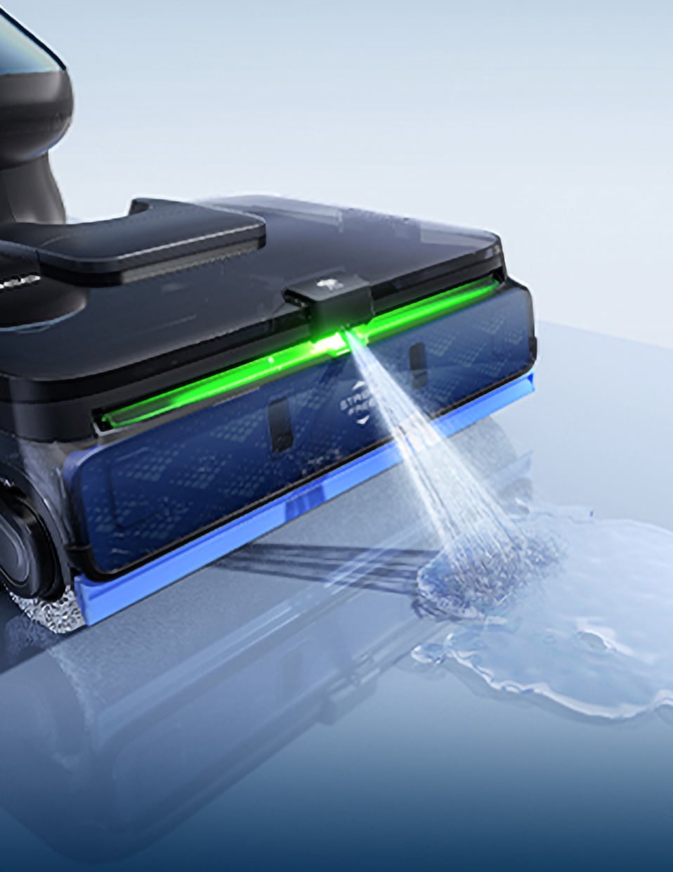 Tineco FLOOR ONE Station S9 Artist — czyszczenie HydroBurst 65°C dla głębokiego mycia podłóg