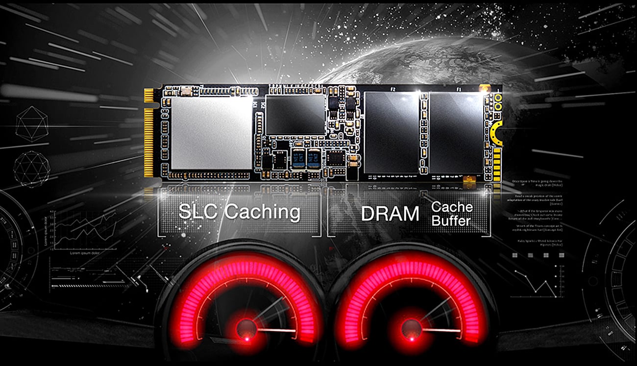 ADATA buforowanie SLC oraz bufor DRAM