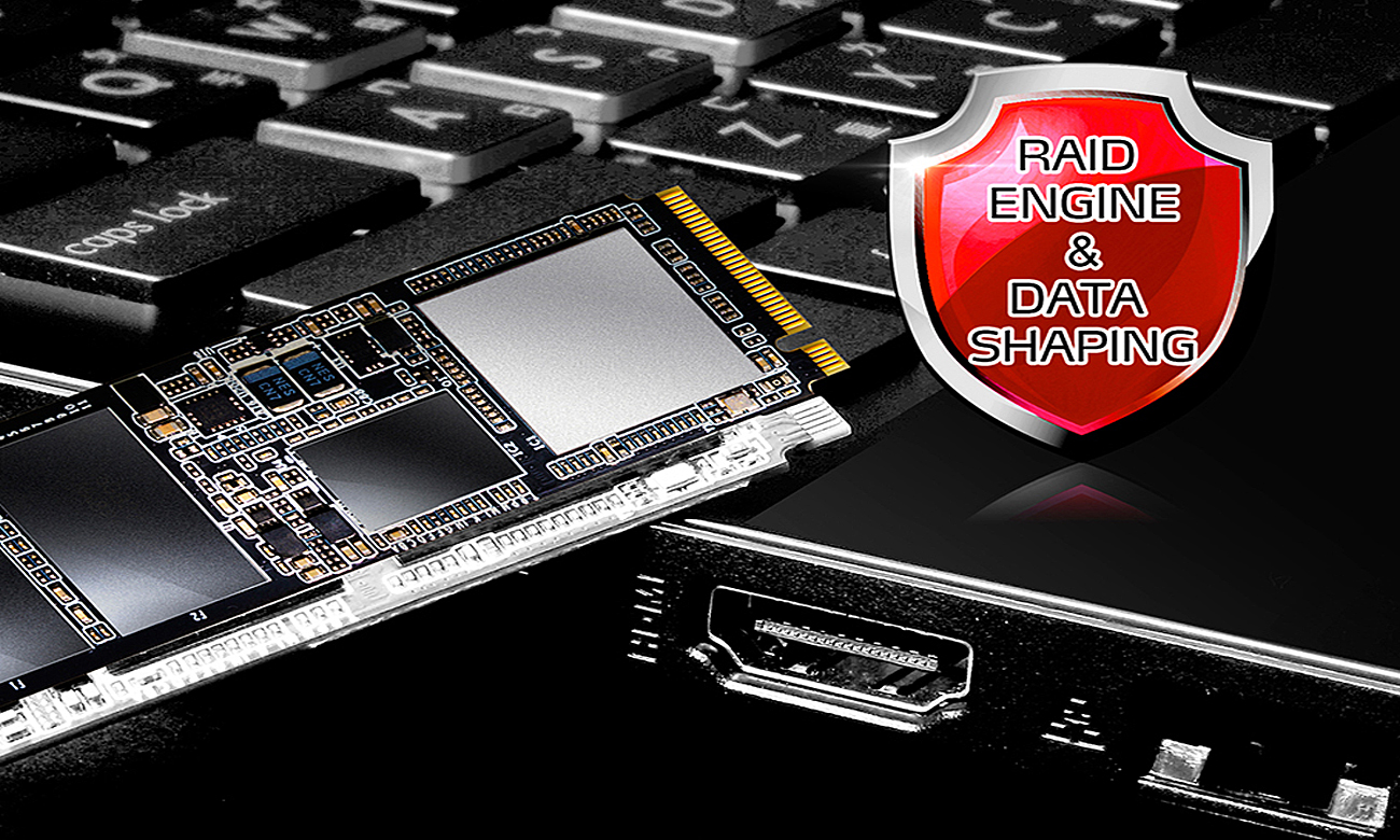 ADATA RAID Engine oraz Data Shaping
