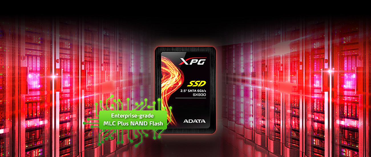 Dysk SSD ADATA XPG SX930 Wysokiej klasy pamięć NAND FLash MLC Plus