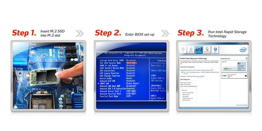 SSD Premier Pro SP900 M.2 2280 - Intel Smart Response