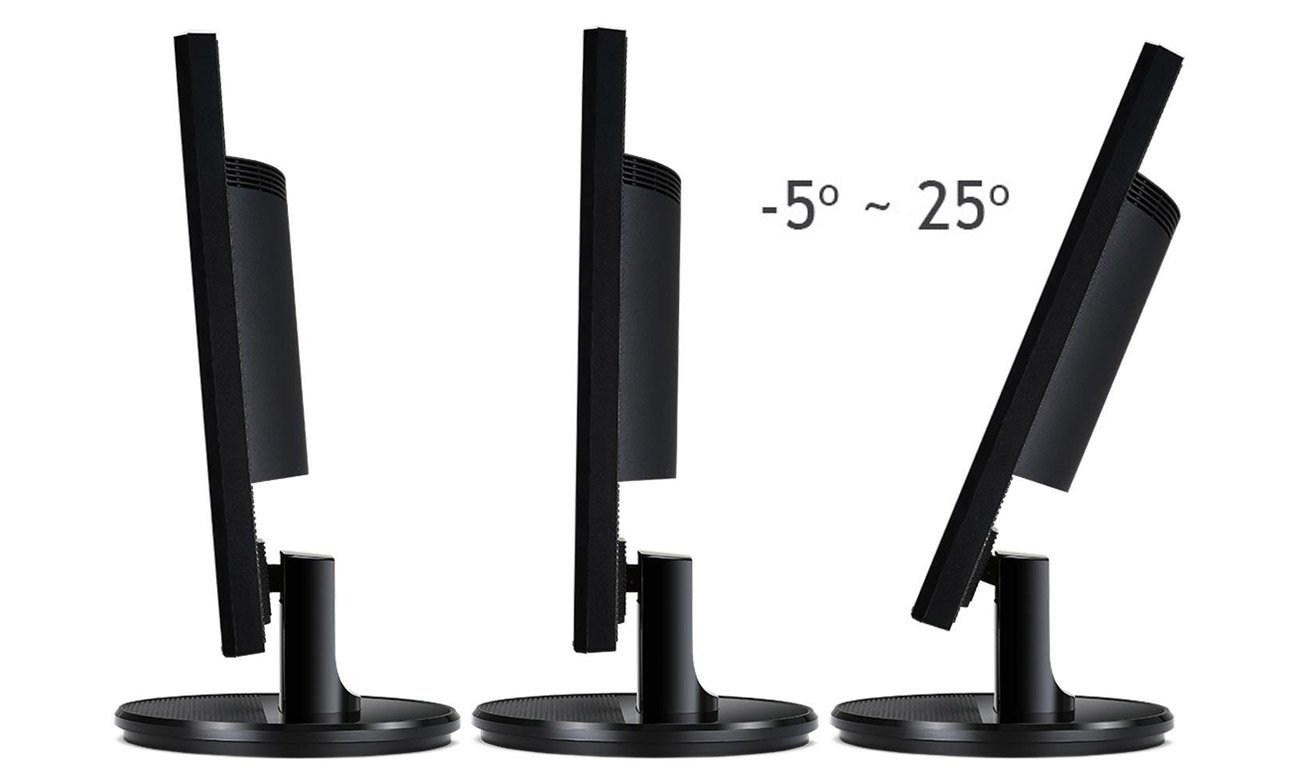 Acer K272HLBID Inteligentna budowa
