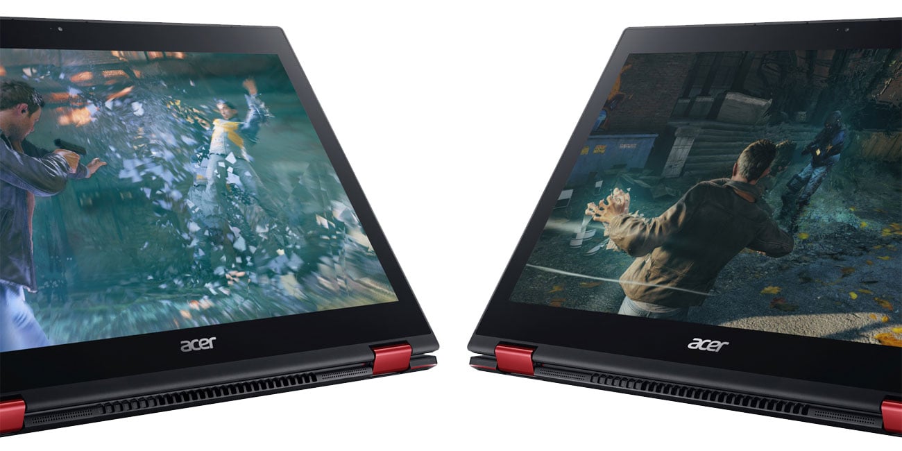 Acer Nitro 5 Spin Wyraźny obraz na ekranie FHD IPS