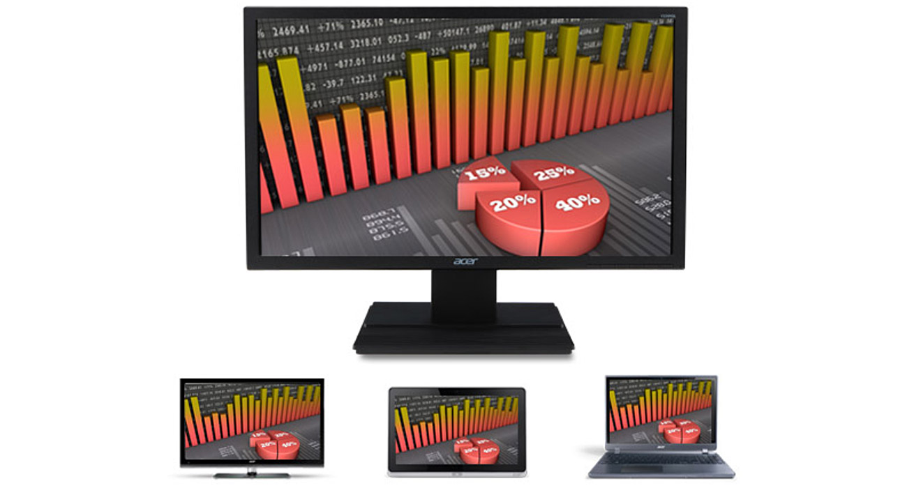 Acer V276HLCBMDPX Szeroki wybór portów