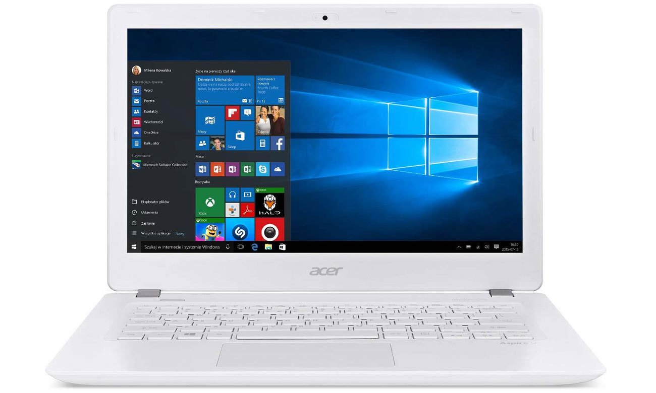 Acer V3-372 biały dźwięk przestrzenny