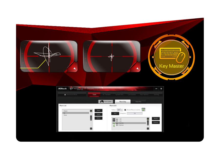 Płyta główna ASRock FATAL1TY Z170 GAMING K4 - Key master