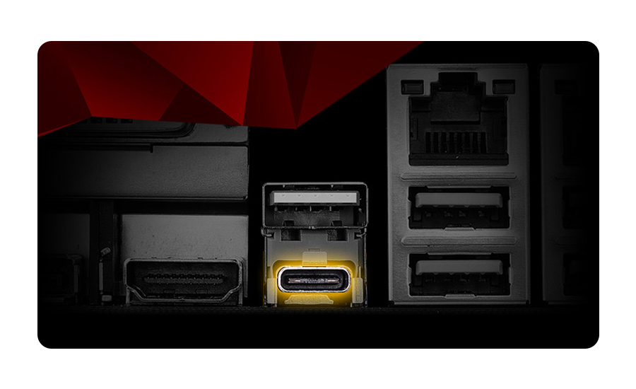 Płyta główna ASRock FATAL1TY Z170 GAMING K4 - port USB typu C