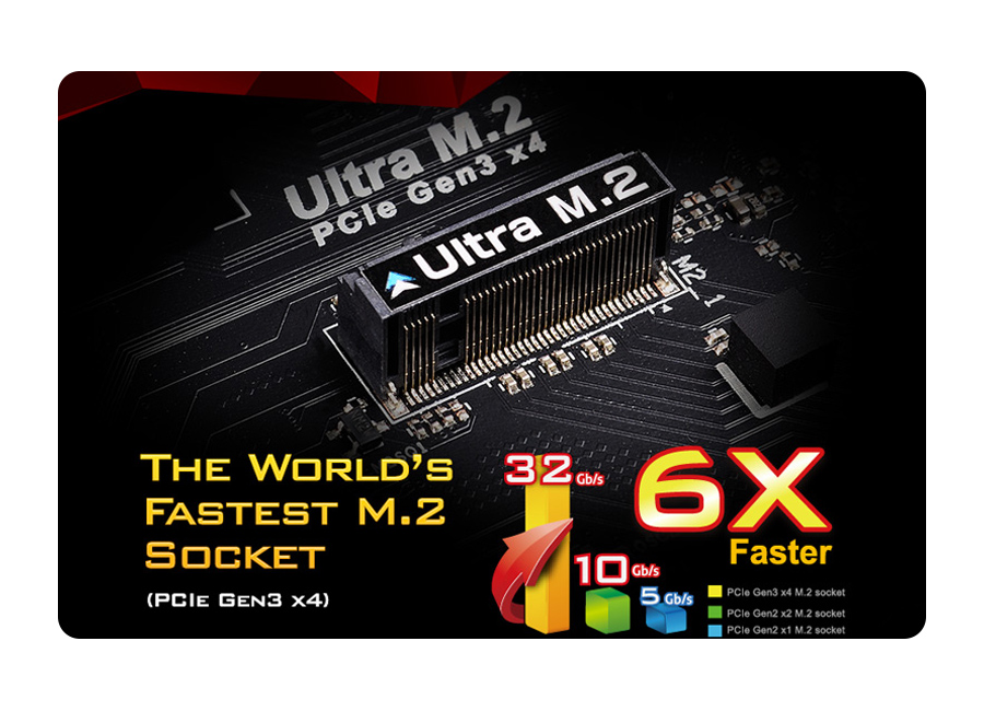 Płyta główna ASRock FATAL1TY Z170 GAMING K4 - interfejs M.2