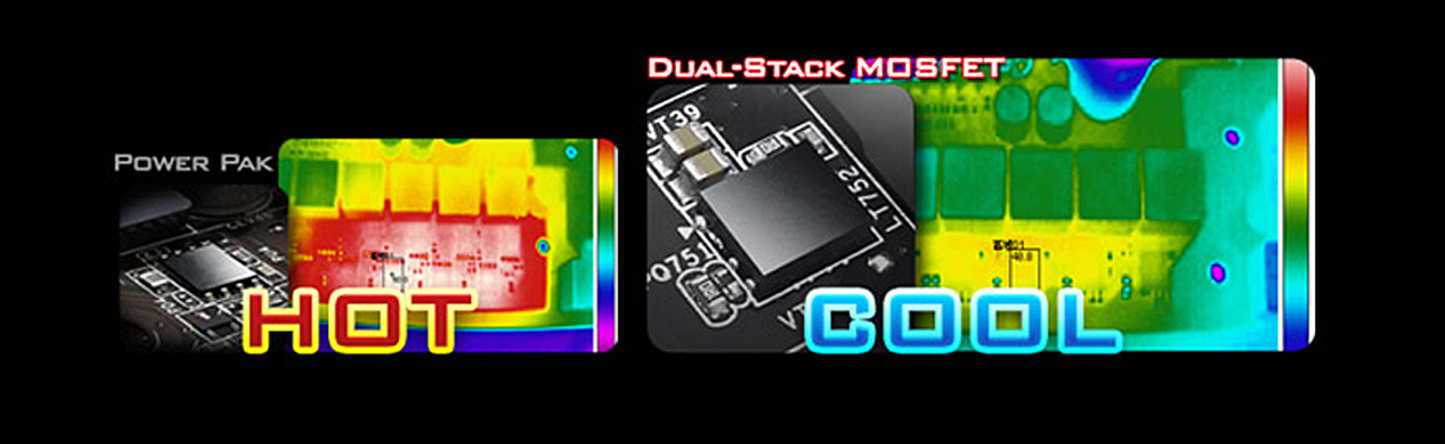 ASRock H110M-ITX/AC Dwuwarstwowy MOSFET