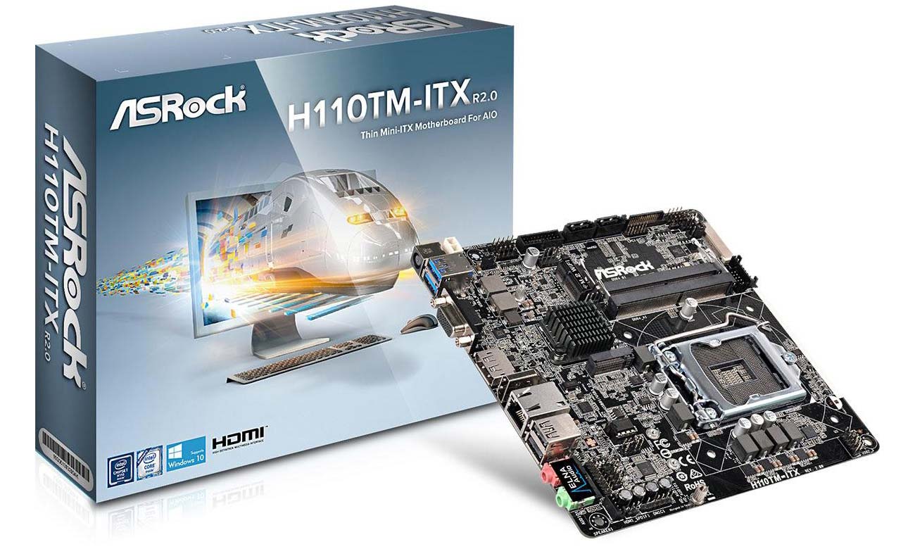 ASRock H110TM-ITX R2.0 Wydajna płyta główna