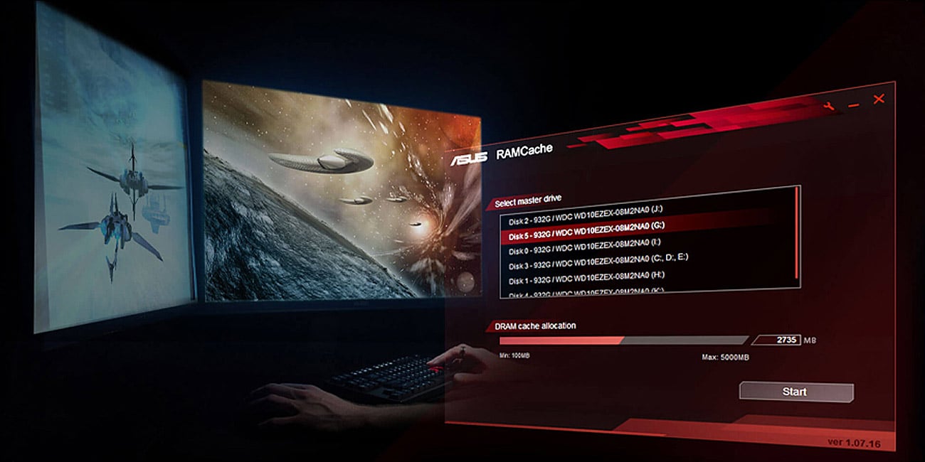ASUS B150I PRO GAMING/WIFI/AURA RAMCache