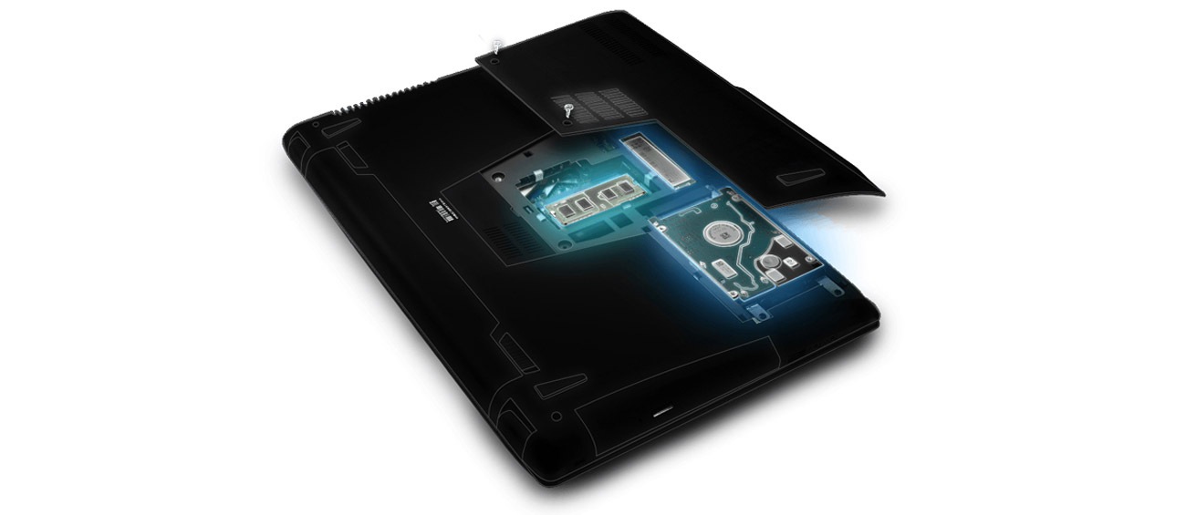 ASUS GL552VW-DM350T Łatwa rozbudowa