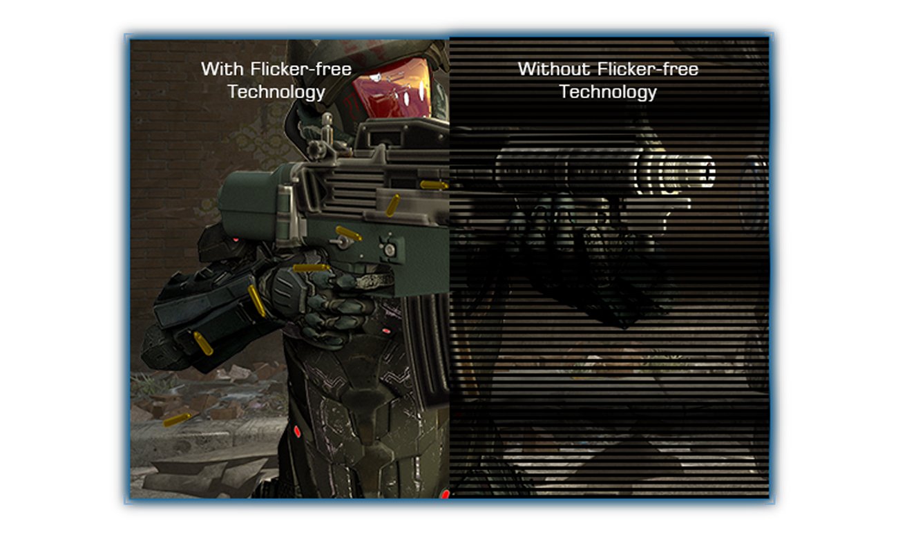 ASUS MG248Q Technologia Flicker Free
