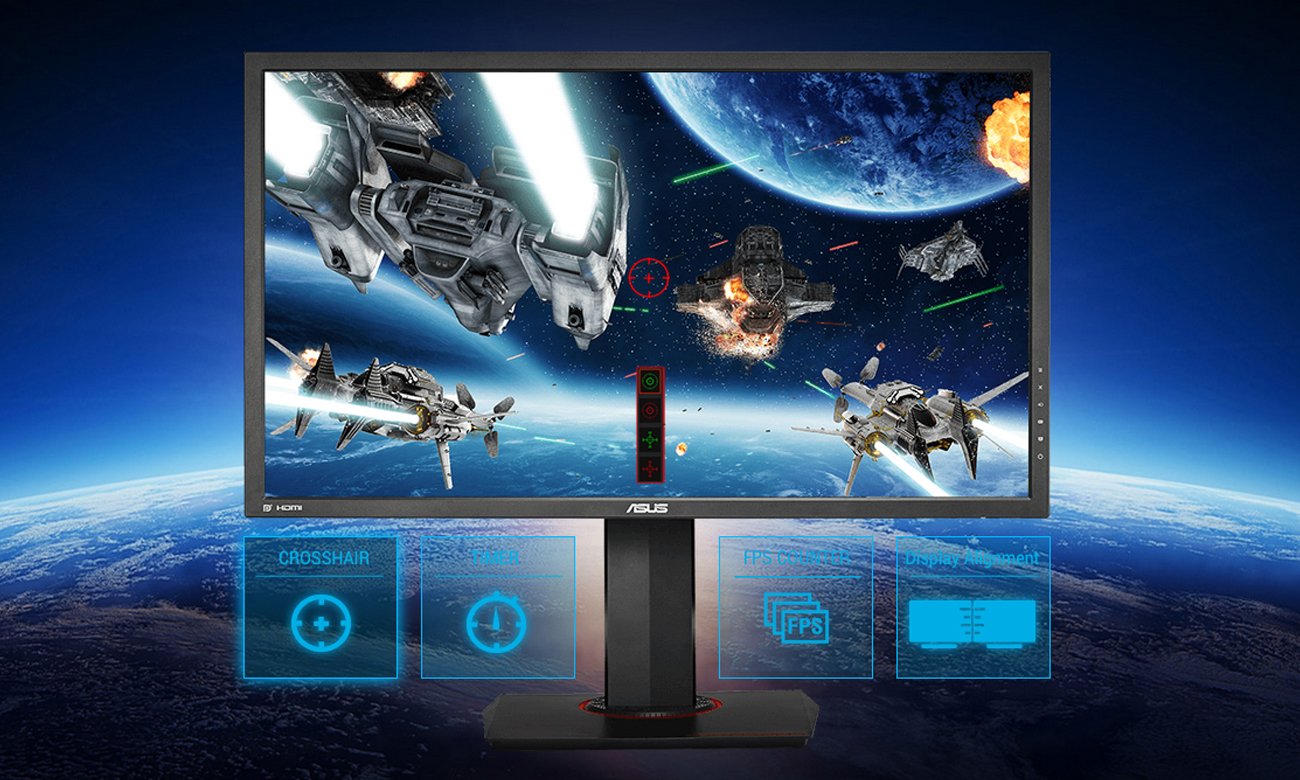 ASUS MG24UQ 4K Technologia GamePlus