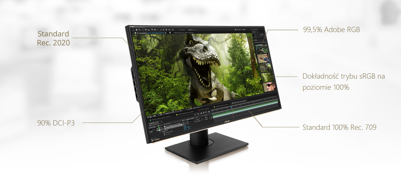 ASUS PA329Q Quantum Dot Szeroka gama kolorów