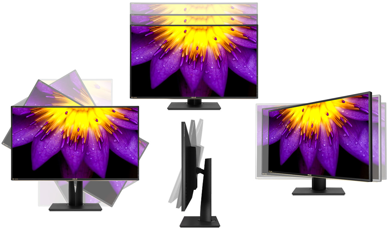 ASUS PA329Q Quantum Dot Ergonomiczna konstrukcja