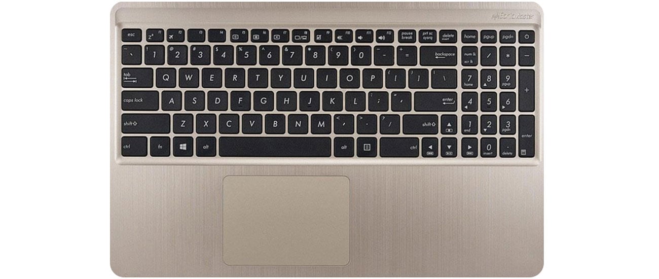 ASUS R540LA-XX343 ergonomiczna klawiatura