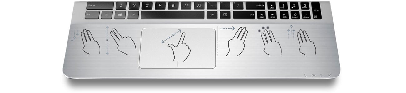 ASUS R540LA-XX343 touchpad Smart Gesture