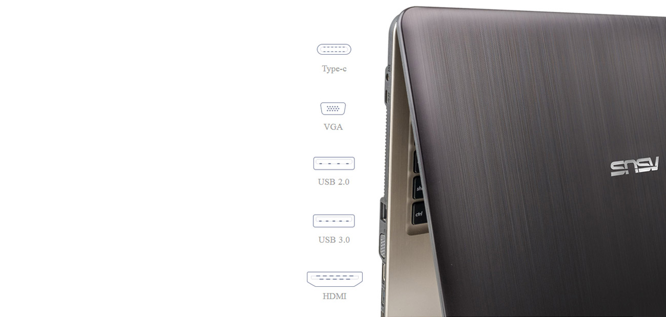 Laptop ASUS R540SA USB 3.1 Type-C