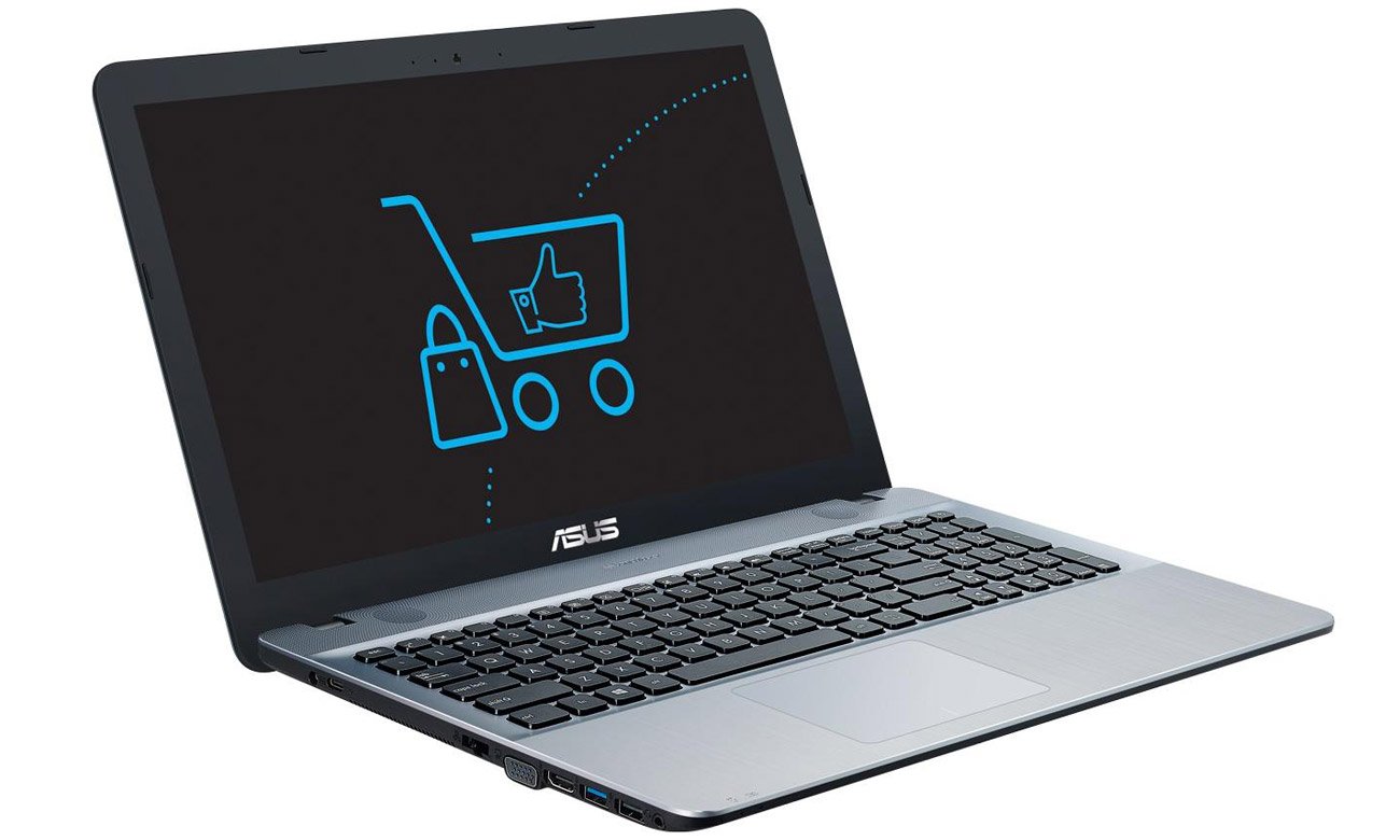Srebrny ASUS R541NA system dźwiękowy SonicMaster