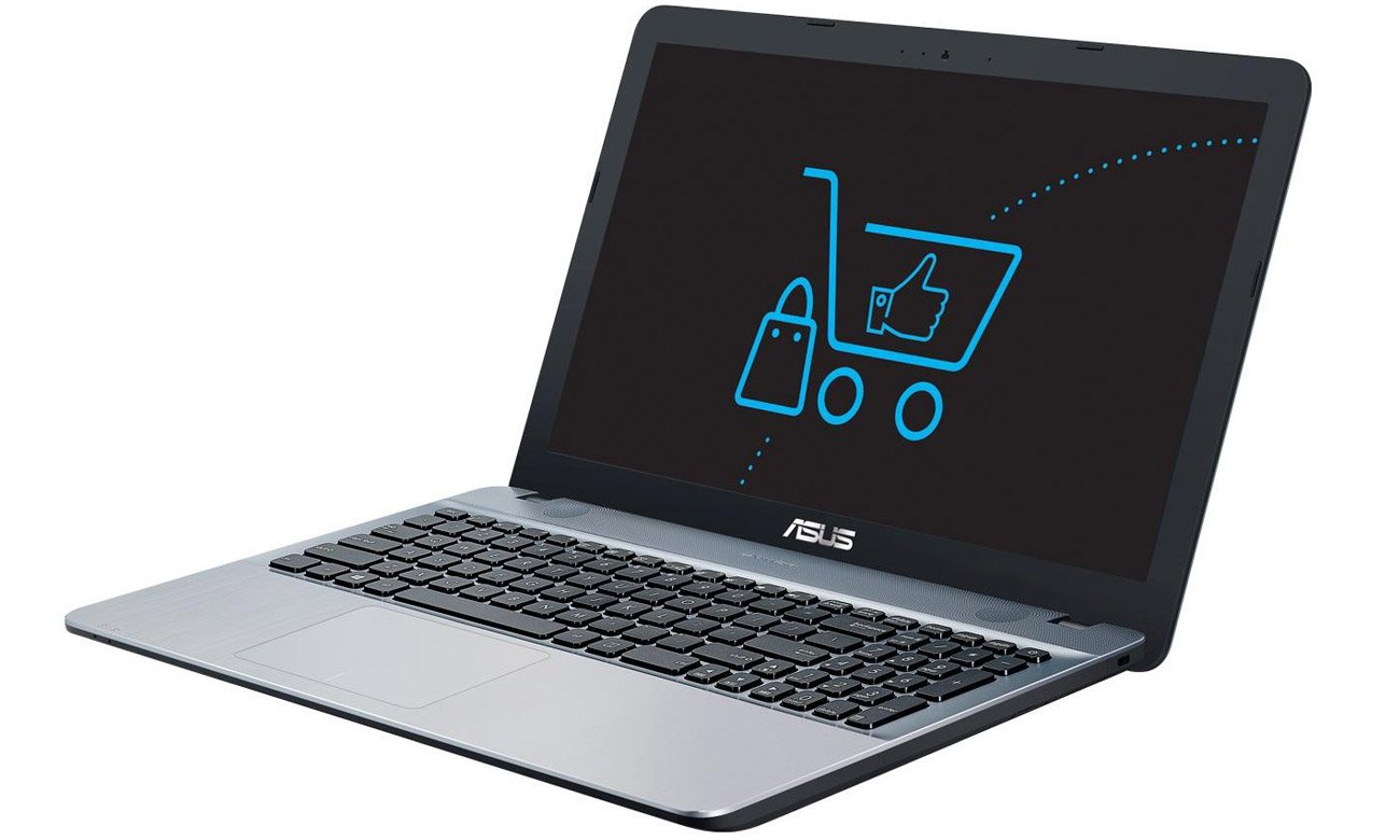 Srebrny ASUS R541NA USB typu C