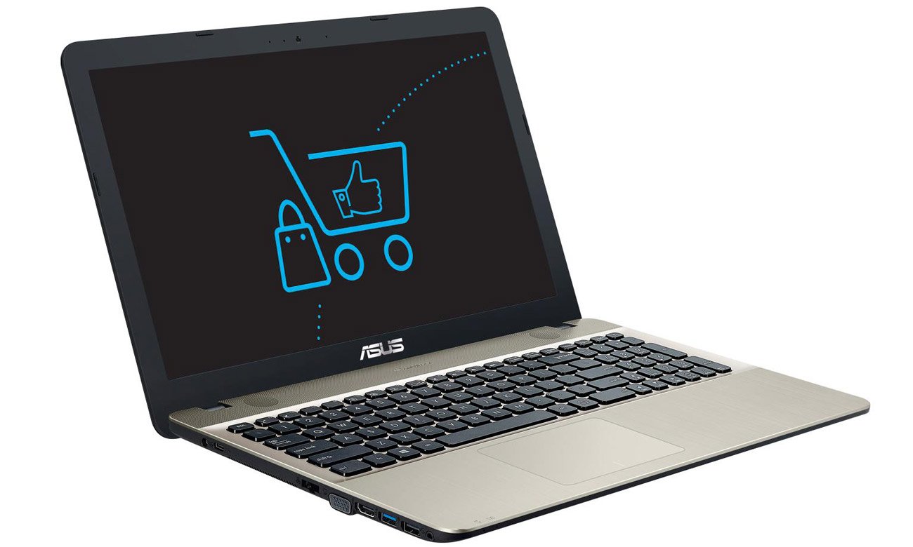 Czarny ASUS R541UA produktywno, rozrywka