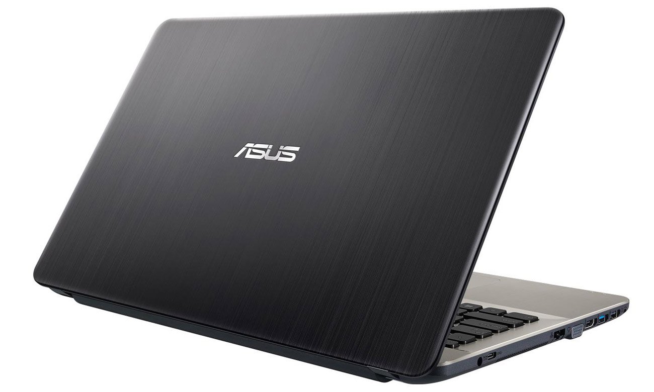 Czarny ASUS R541UA USB typu C