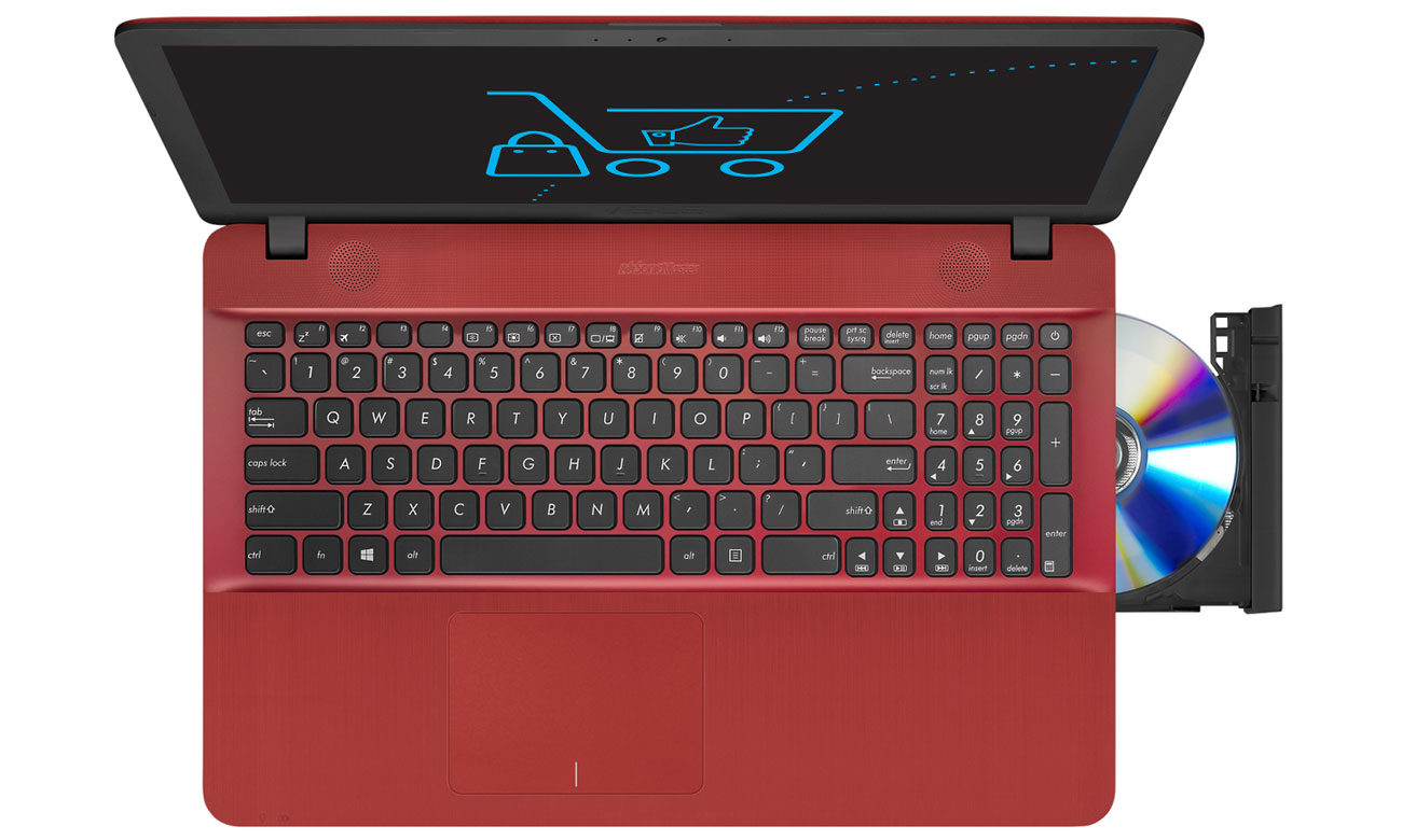 Czerwony ASUS R541UA Intel Core i3-7100U