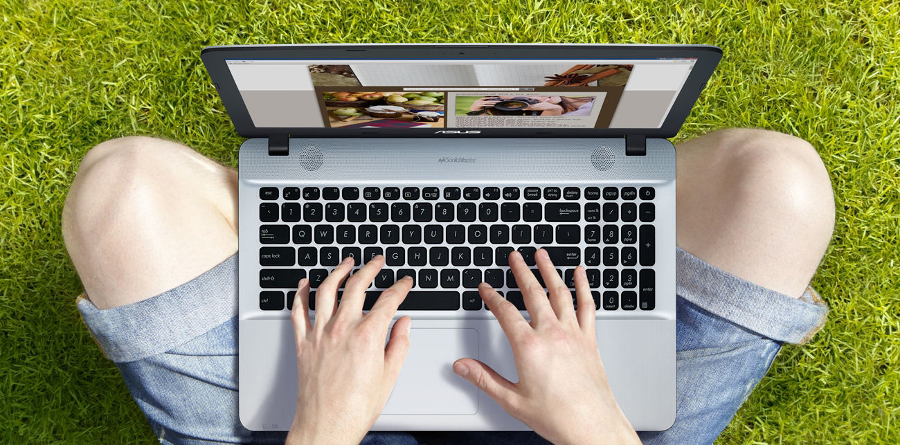 ASUS R541UV-DM1227 ergonomiczna klawiatura, touchpad Smart Gesture