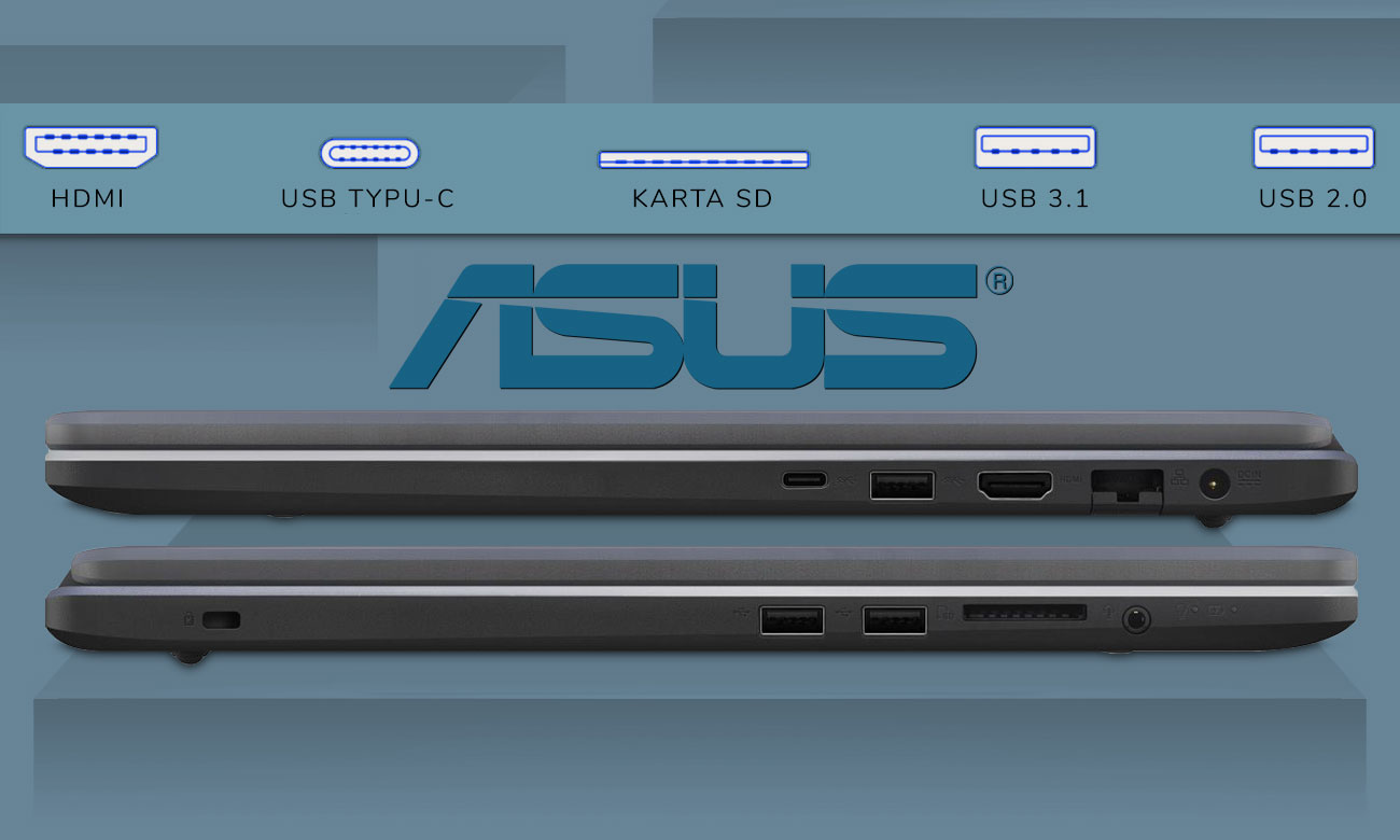 ASUS VivoBook R702UA Kompletna łączność z USB Typu-C
