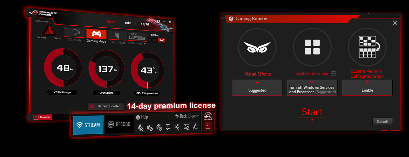 GPU Tweak II z Gaming Booster