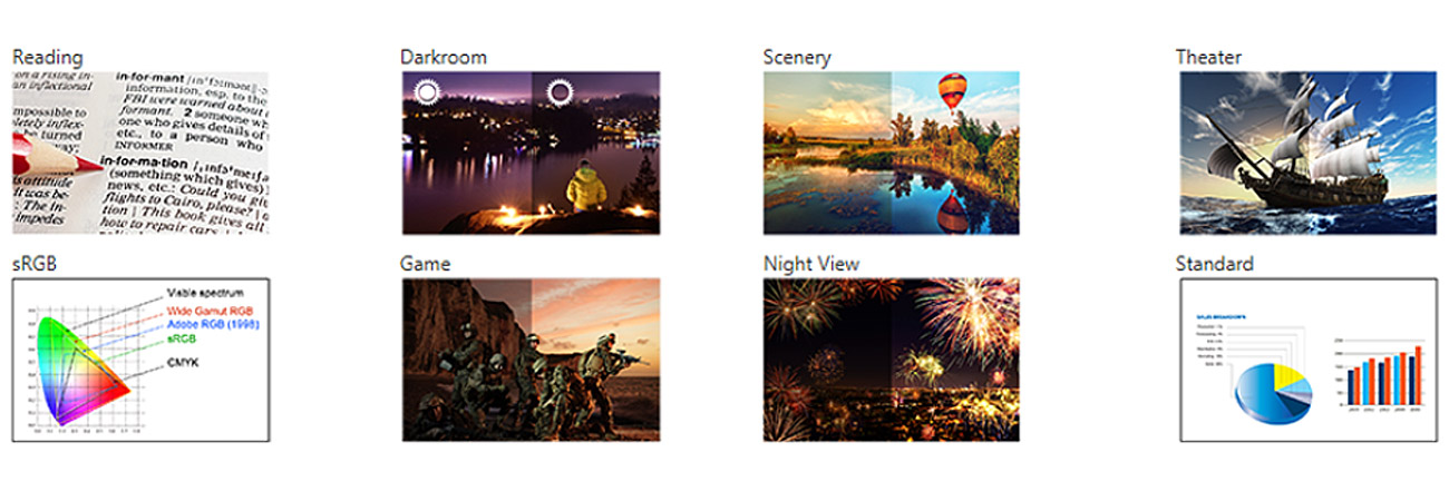 ASUS VP278H SPLENDIDPlus Video Intelligence
