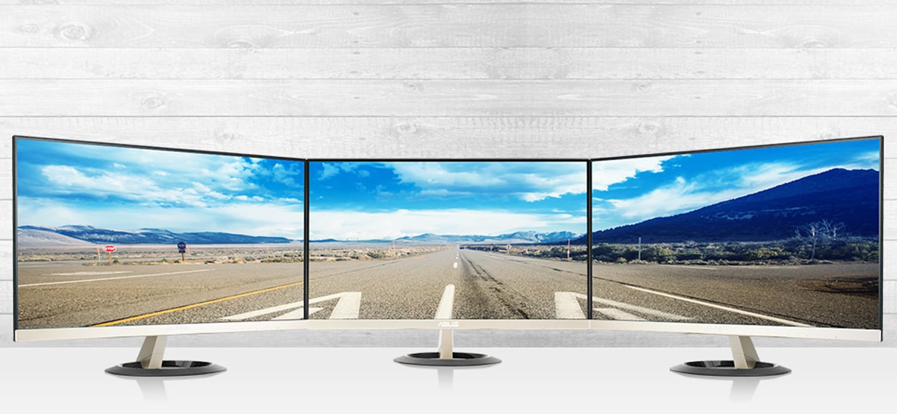 ASUS VZ249H Idealny do stosowania w grupie monitorów