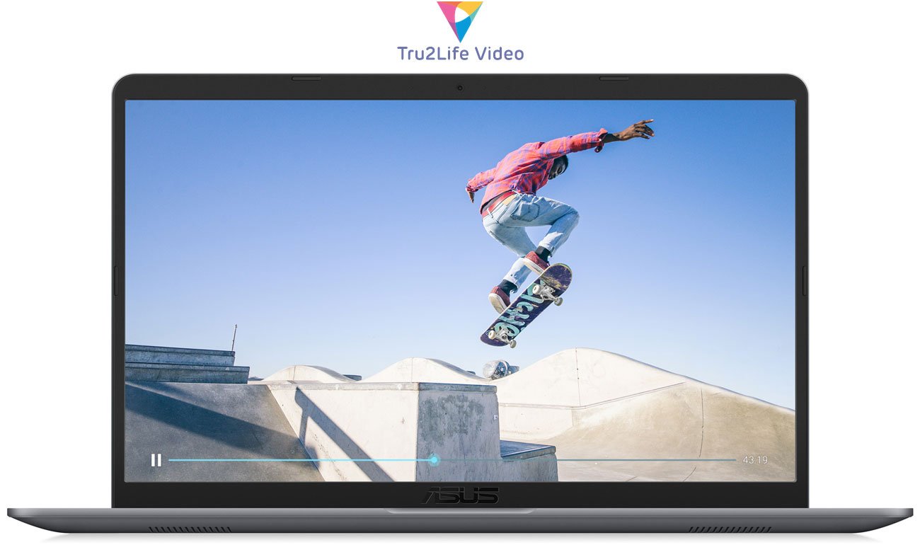 ASUS VivoBook S15 S510UN optymalizacja ostrości i kontrastu każdego piksela