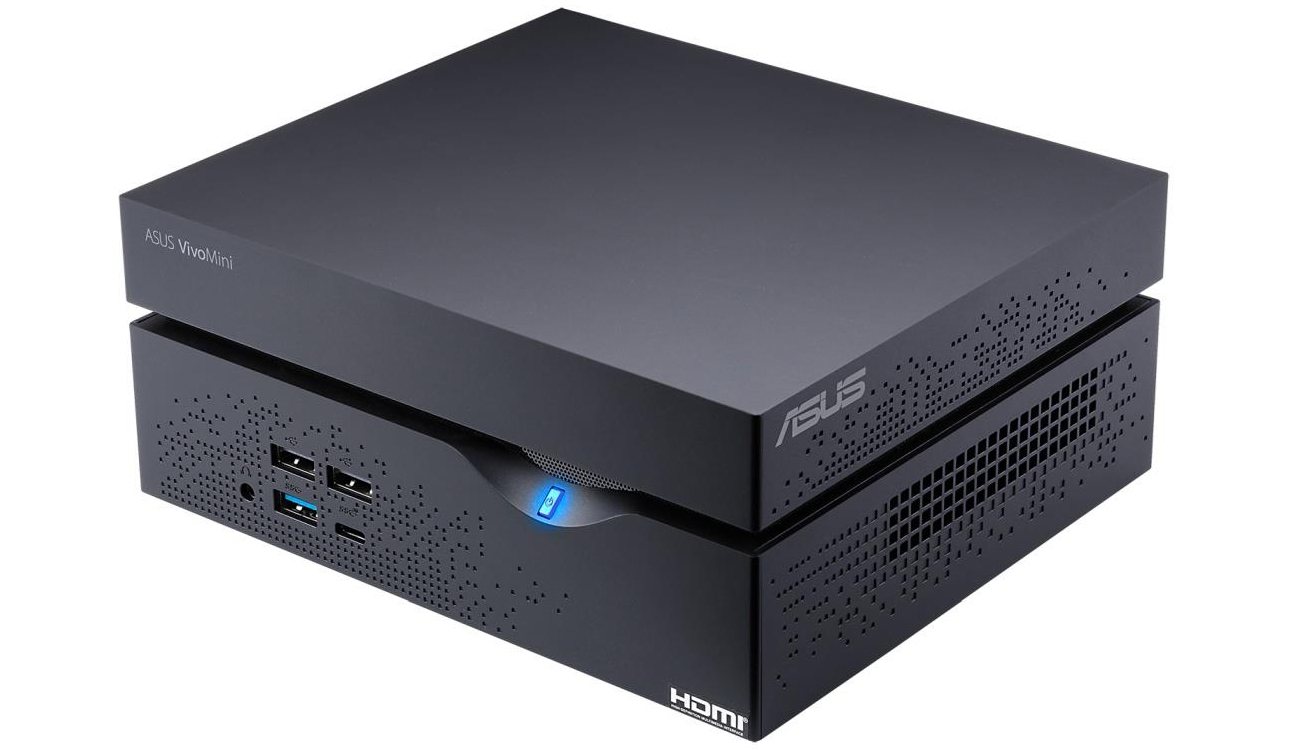 ミニPC ASUS VivoMini VC66 (Core i5 7400) ASUS VivoPC VC66R i5-7400/8GB/128SSD+1TB/Win10P - Nettopy