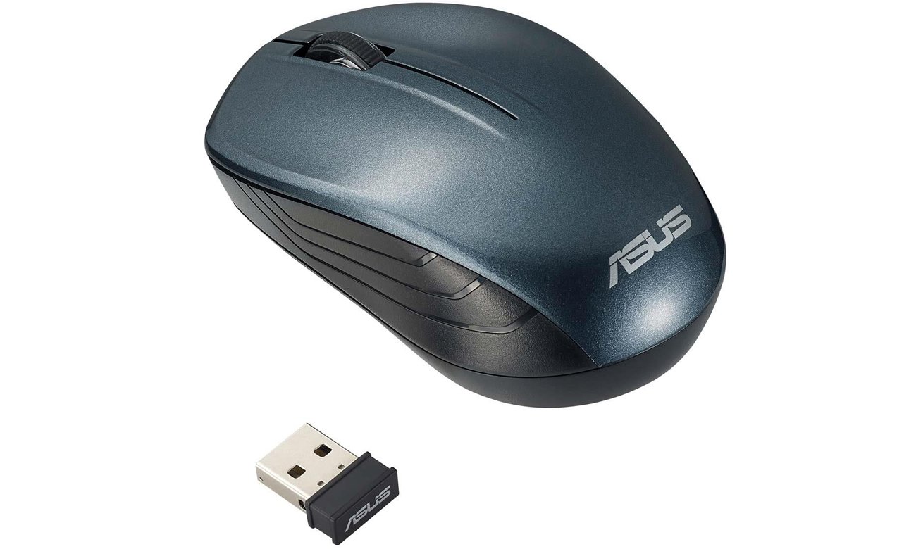 Mysz bezprzewodowa ASUS WT200 grafitowa łączność 2,4 GHz