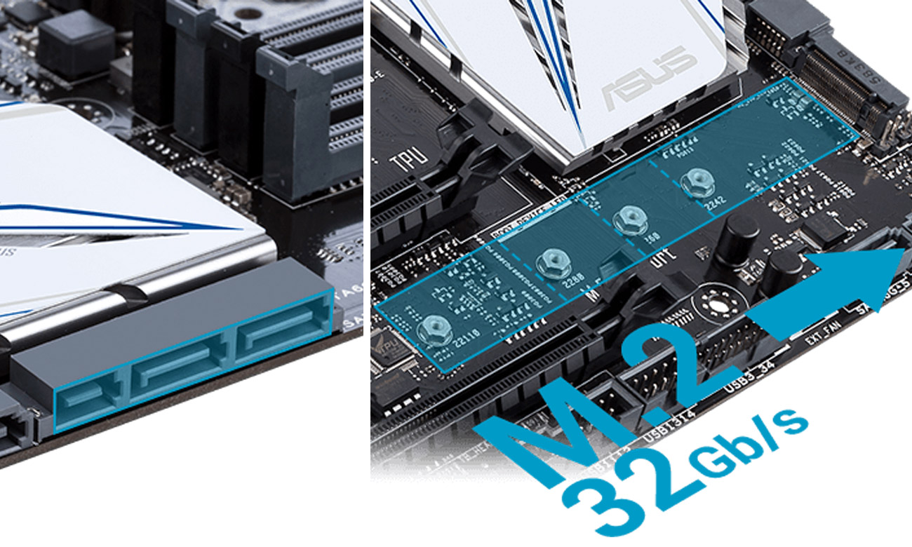 ASUS Z170-E Ultraszybki transfer