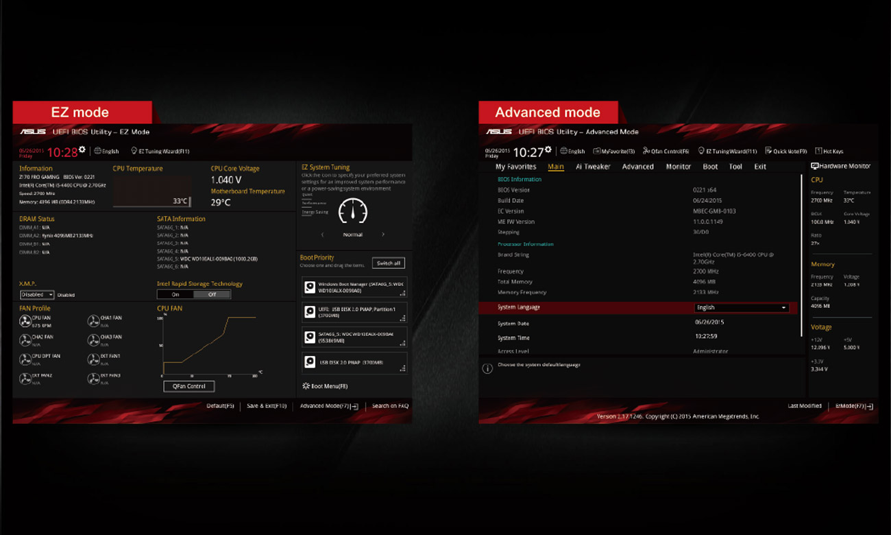 ASUS Z170I PRO GAMING - UEFI BIOS
