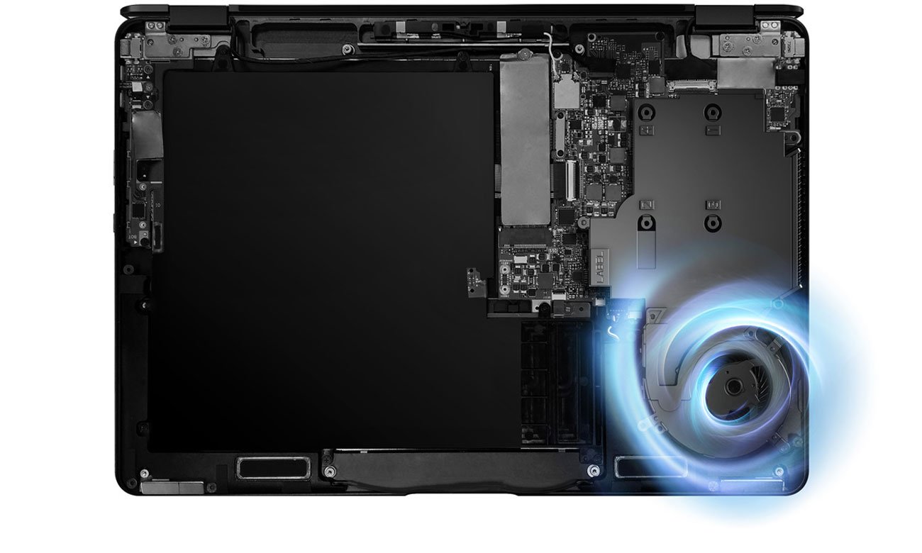 ASUS ZenBook Flip UX370UA Innowacyjny system chłodzenia